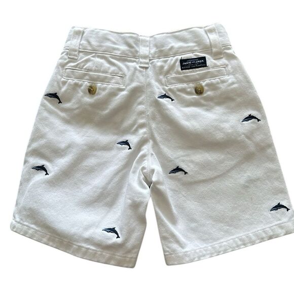 Janie and Jack Boys Toucan Twill Short Set of 2 Blue/White Nautical Size 2 T - Picture 4 of 14